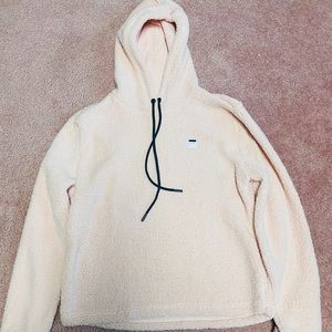 Never worn, FILA fuzzy hoodie, size S